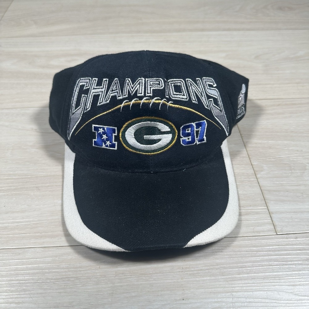 Vintage Green Bay Packers 1997 NFC Champions Sports Specialties Snapback Hat Cap